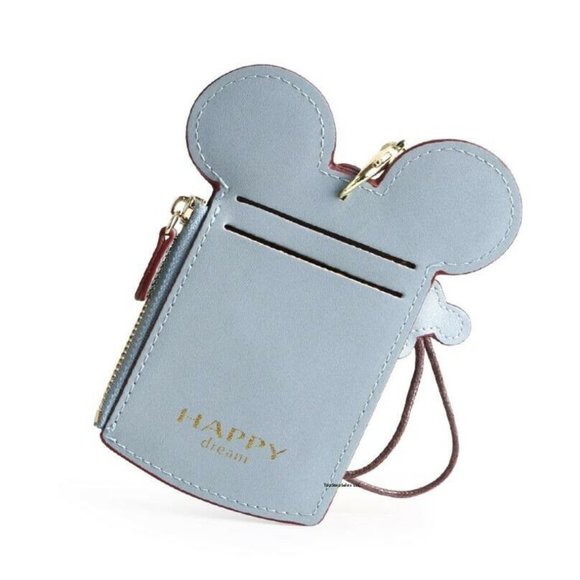 Mickey Mouse Lanyard Credit Card Holder Keychain (choose your color) 1pc - Picture 3 of 14
